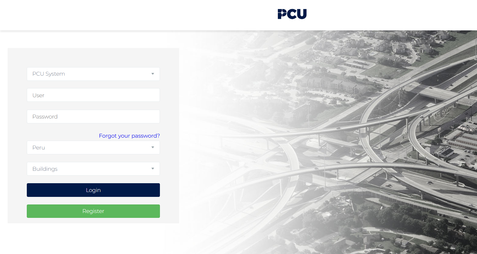 Vista previa de la plataforma PCU System